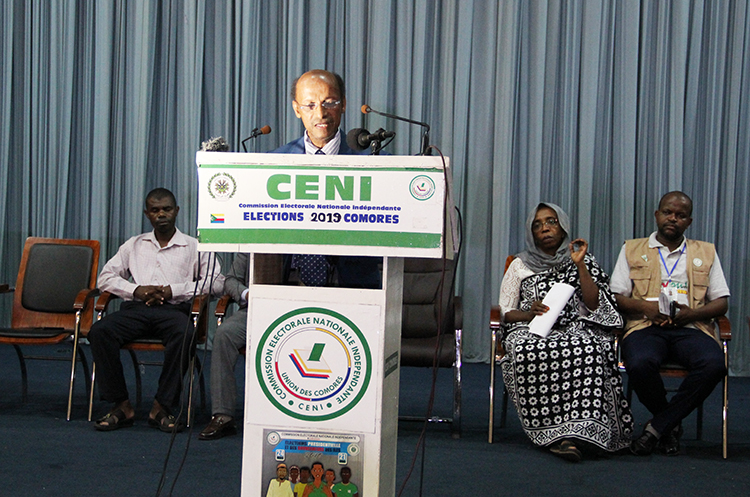 image Résultats provisoires de l’élection présidentielle / Azali Assoumani provisoirement élu dès le premier tour